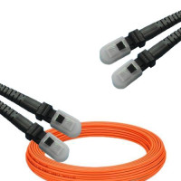 4 Fiber MTRJ/UPC to MTRJ/UPC Patch Cord OM1 62.5/125 Multimode