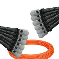 12 Fiber MTRJ/UPC to MTRJ/UPC Patch Cord OM2 50/125 Multimode