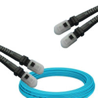 4 Fiber MTRJ/UPC to MTRJ/UPC Patch Cord OM3 50/125 Multimode
