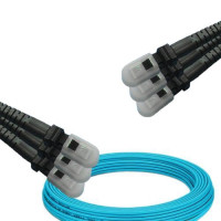 6 Fiber MTRJ/UPC to MTRJ/UPC Patch Cord OM3 50/125 Multimode
