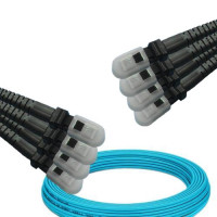 8 Fiber MTRJ/UPC to MTRJ/UPC Patch Cord OM3 50/125 Multimode