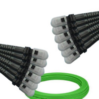 12 Fiber MTRJ/UPC to MTRJ/UPC Patch Cord OM5 50/125 Multimode