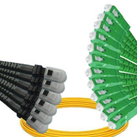 12 Fiber MTRJ/UPC to SC/APC Patch Cord OS2 9/125 Singlemode