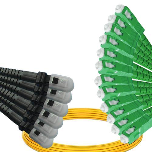 12 Fiber MTRJ/UPC to SC/APC Patch Cord OS2 9/125 Singlemode