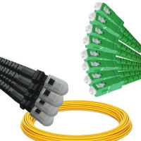 8 Fiber MTRJ/UPC to SC/APC Patch Cord OS2 9/125 Singlemode