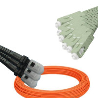 6 Fiber MTRJ/UPC to SC/UPC Patch Cord OM1 62.5/125 Multimode