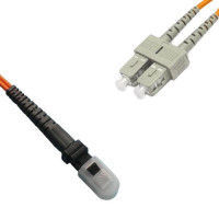 MTRJ/UPC to SC/UPC Patch Cord OM1 62.5/125 Multimode Duplex