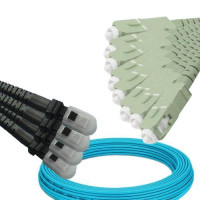 8 Fiber MTRJ/UPC to SC/UPC Patch Cord OM3 50/125 Multimode