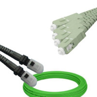 4 Fiber MTRJ/UPC to SC/UPC Patch Cord OM5 50/125 Multimode
