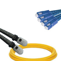 4 Fiber MTRJ/UPC to SC/UPC Patch Cord OS2 9/125 Singlemode
