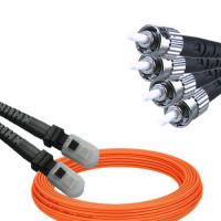 4 Fiber MTRJ/UPC to ST/UPC Patch Cord OM1 62.5/125 Multimode