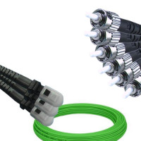 6 Fiber MTRJ/UPC to ST/UPC Patch Cord OM5 50/125 Multimode