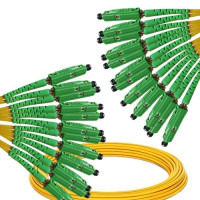 12 Fiber MU/APC to MU/APC Patch Cord OS2 9/125 Singlemode