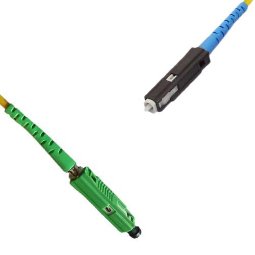 MU/APC to MU/UPC Patch Cord OS2 9/125 Singlemode Simplex