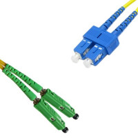 Bend Insensitive Cable MU/APC to SC/UPC G657A 9/125 Singlemode Duplex