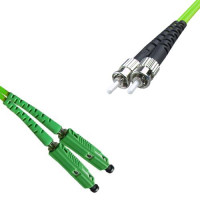 MU/APC to ST/UPC Patch Cord OM5 50/125 Multimode Duplex