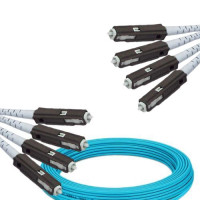 4 Fiber MU/UPC to MU/UPC Patch Cord OM3 50/125 Multimode