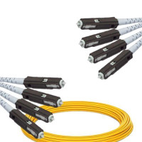4 Fiber MU/UPC to MU/UPC Patch Cord OS2 9/125 Singlemode