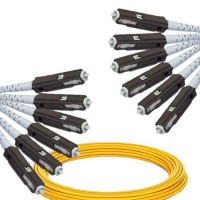 6 Fiber MU/UPC to MU/UPC Patch Cord OS2 9/125 Singlemode