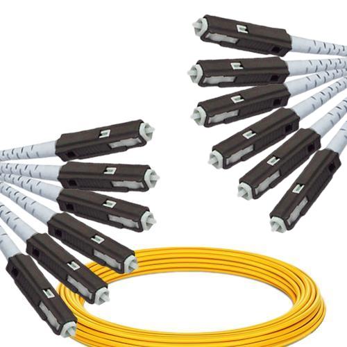 6 Fiber MU/UPC to MU/UPC Patch Cord OS2 9/125 Singlemode