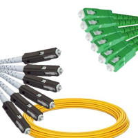6 Fiber MU/UPC to SC/APC Patch Cord OS2 9/125 Singlemode
