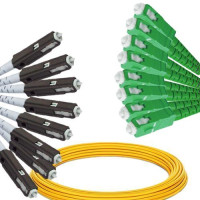 8 Fiber MU/UPC to SC/APC Patch Cord OS2 9/125 Singlemode