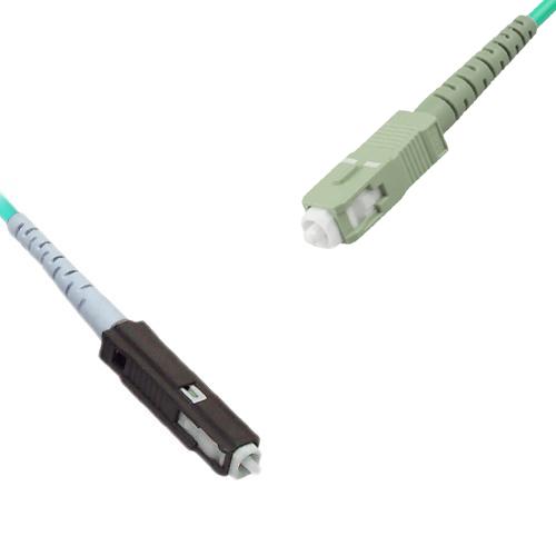 MU/UPC to SC/UPC Patch Cord OM4 50/125 Multimode Simplex