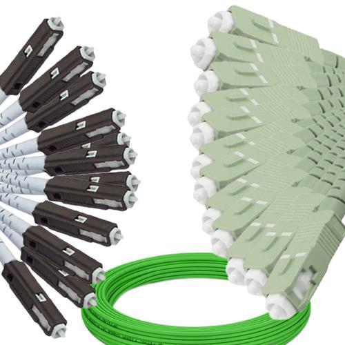 12 Fiber MU/UPC to SC/UPC Patch Cord OM5 50/125 Multimode