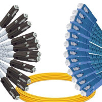 12 Fiber MU/UPC to SC/UPC Patch Cord OS2 9/125 Singlemode