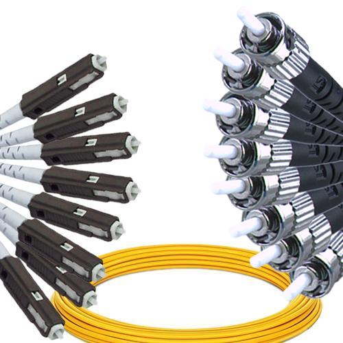 8 Fiber MU/UPC to ST/UPC Patch Cord OS2 9/125 Singlemode