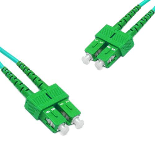 SC/APC to SC/APC Patch Cord OM4 50/125 Multimode Duplex