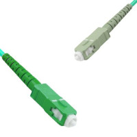 SC/APC to SC/UPC Patch Cord OM4 50/125 Multimode Simplex