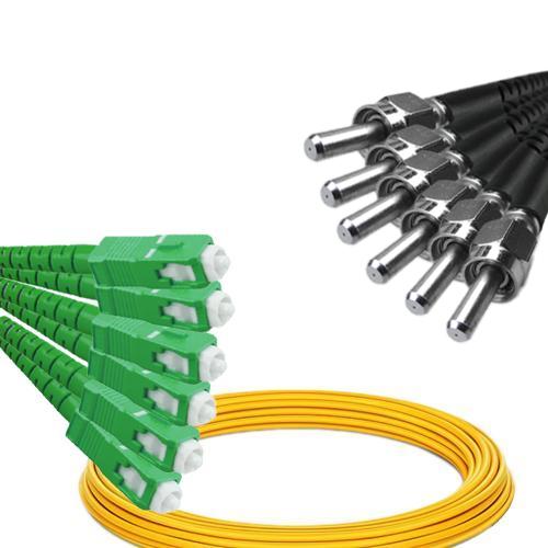 6 Fiber SC/APC to SMA905/UPC Patch Cord OS2 9/125 Singlemode