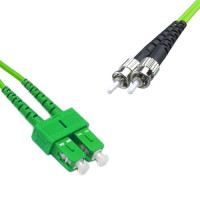 SC/APC to ST/UPC Patch Cord OM5 50/125 Multimode Duplex