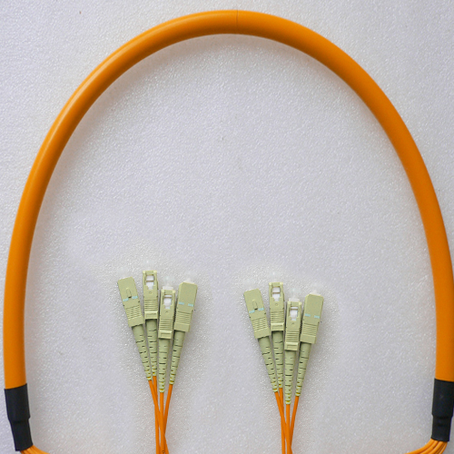 4 Fiber SC/UPC to SC/UPC Patch Cord OM2 50/125 Multimode