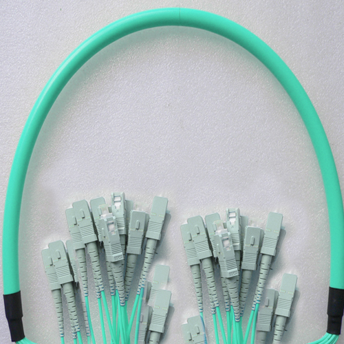 24 Fiber SC/UPC to SC/UPC Patch Cord OM3 50/125 Multimode