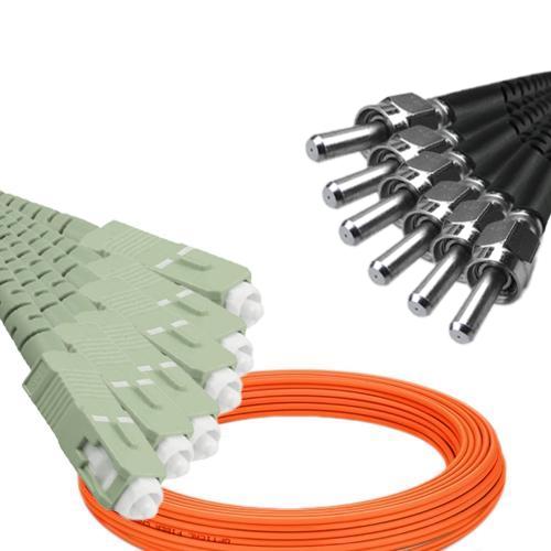 6 Fiber SC/UPC to SMA905/UPC Patch Cord OM1 62.5/125 Multimode