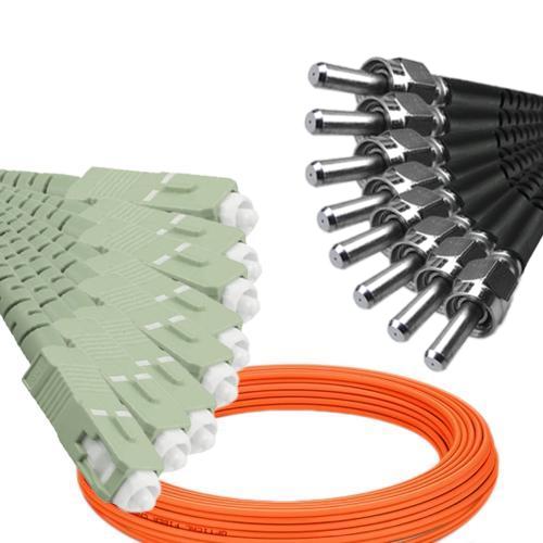 8 Fiber SC/UPC to SMA905/UPC Patch Cord OM2 50/125 Multimode
