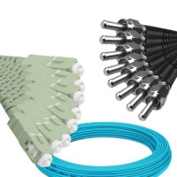 8 Fiber SC/UPC to SMA905/UPC Patch Cord OM3 50/125 Multimode