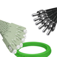6 Fiber SC/UPC to SMA905/UPC Patch Cord OM5 50/125 Multimode