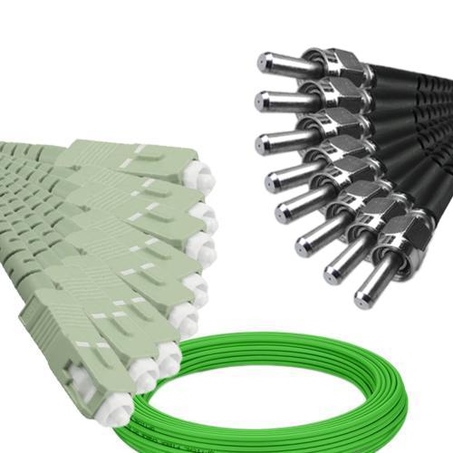 8 Fiber SC/UPC to SMA905/UPC Patch Cord OM5 50/125 Multimode