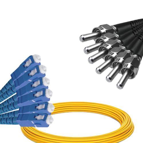 6 Fiber SC/UPC to SMA905/UPC Patch Cord OS2 9/125 Singlemode