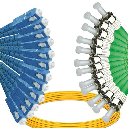 12 Fiber SC/UPC to ST/APC Patch Cord OS2 9/125 Singlemode