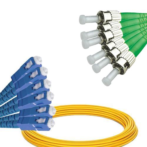 6 Fiber SC/UPC to ST/APC Patch Cord OS2 9/125 Singlemode