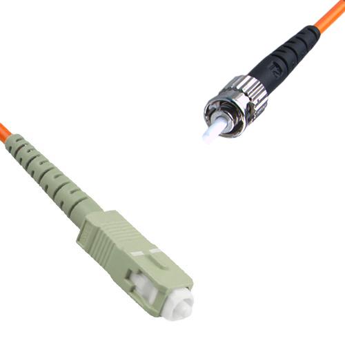SC/UPC to ST/UPC Patch Cord OM2 50/125 Multimode Simplex