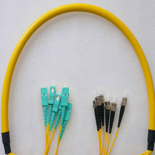 6 Fiber SC/UPC to ST/UPC Patch Cord OS2 9/125 Singlemode