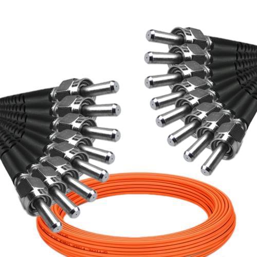 8 Fiber SMA905/UPC to SMA905/UPC Patch Cord OM2 50/125 Multimode