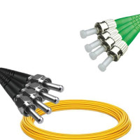 4 Fiber SMA905/UPC to ST/APC Patch Cord OS2 9/125 Singlemode