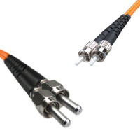 SMA905/UPC to ST/UPC Patch Cord OM1 62.5/125 Multimode Duplex