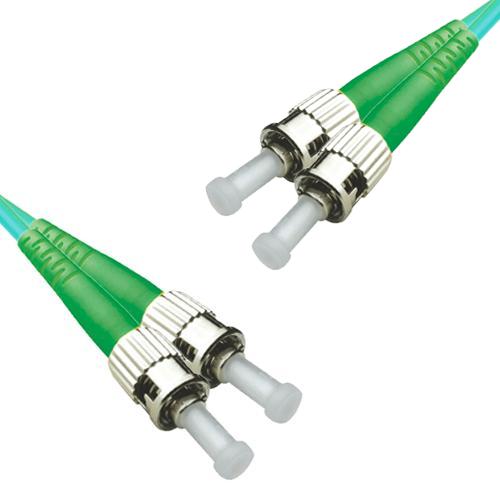 ST/APC to ST/APC Patch Cord OM4 50/125 Multimode Duplex